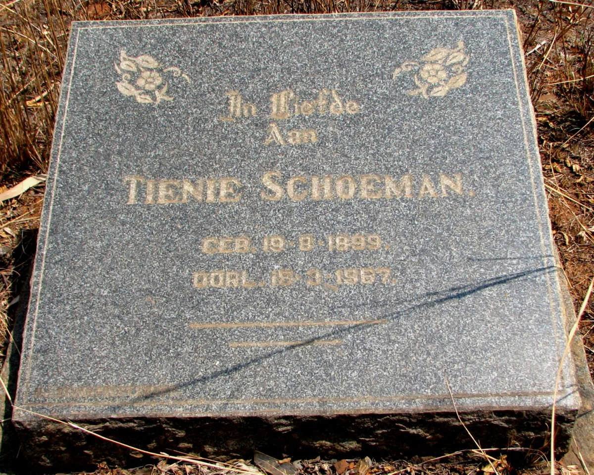 SCHOEMAN Tienie 1899-1967