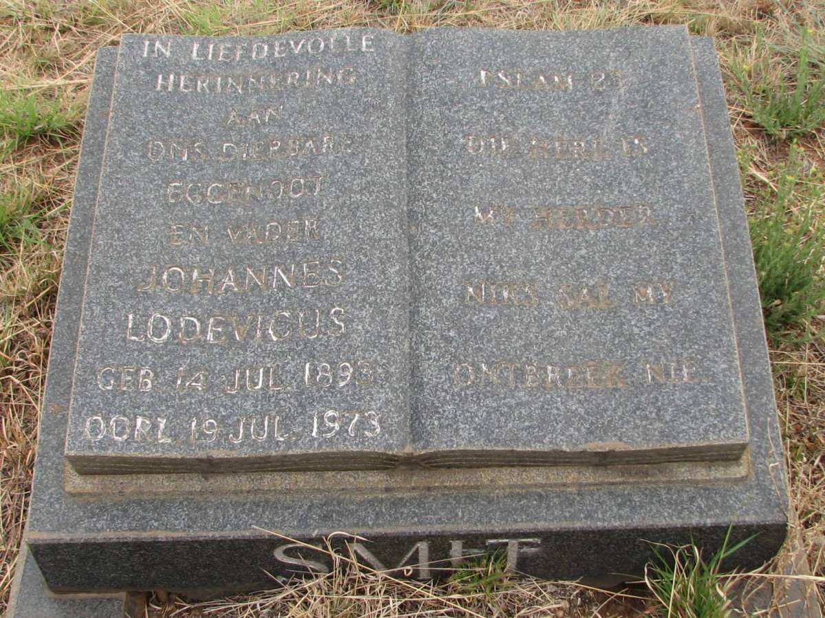 SMIT Johannes Lodevicus 1893-1973