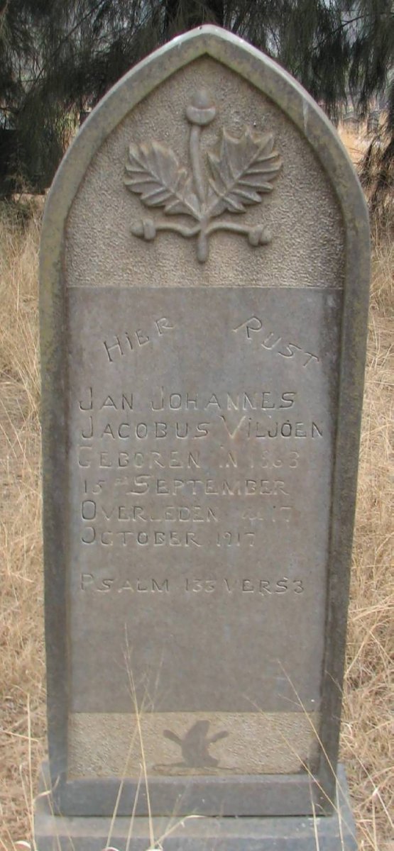 VILJOEN Jan Johannes Jacobus 1883-1917