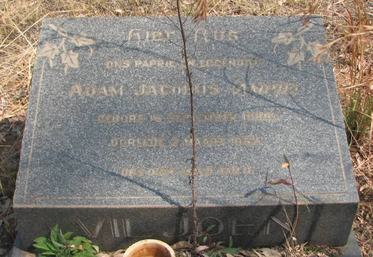 VILJOEN Adam Jacobus 1884-1961