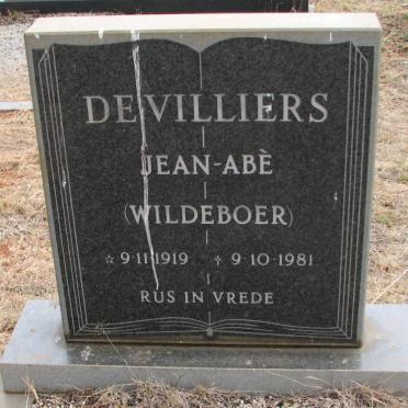 VILLIERS Jean-Abe, de 1919-1981