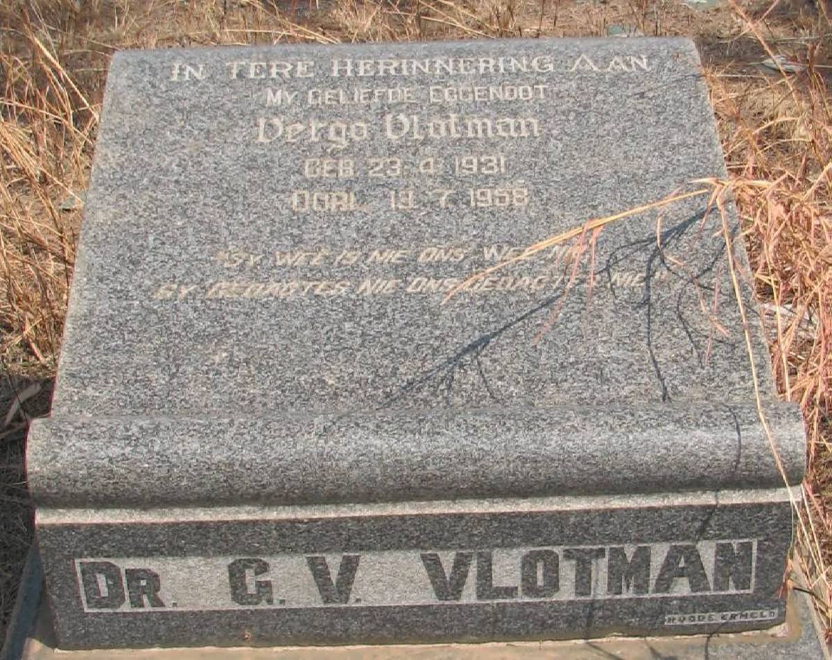 VLOTMAN G.V. 1931-1958