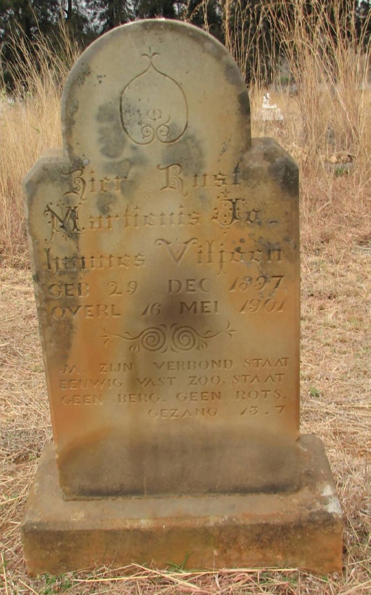 VILJOEN Martienis Johannes 1897-1901