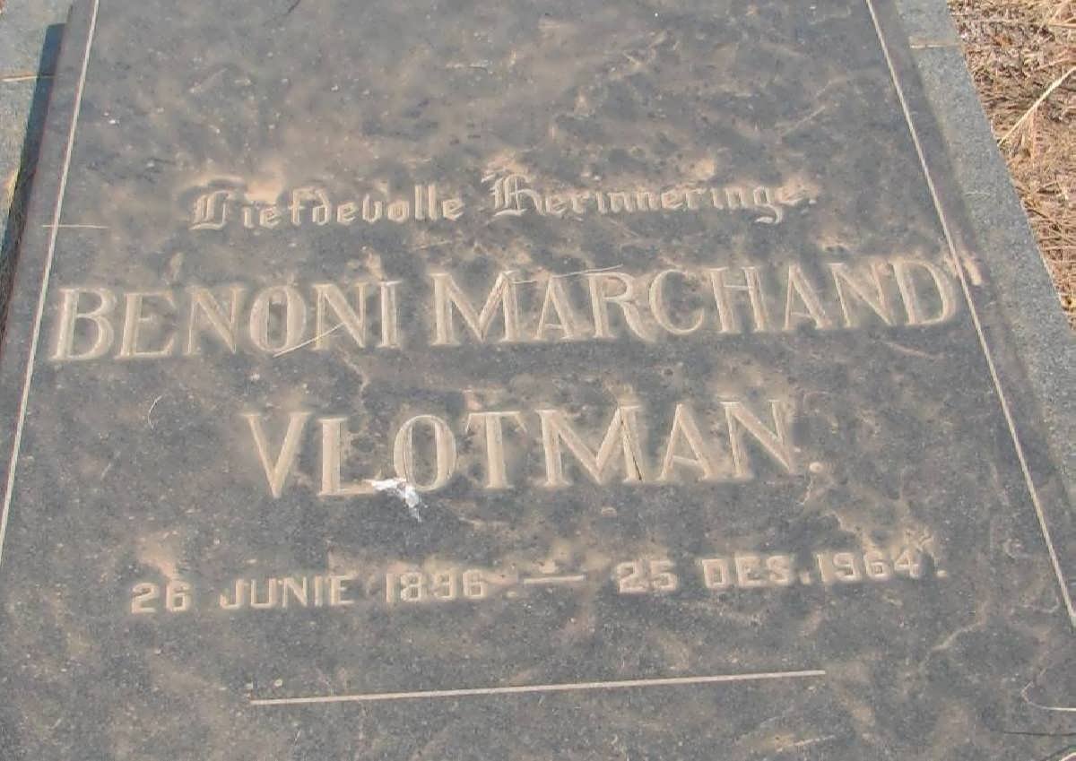 VLOTMAN Benoni Marchand 1896-1964