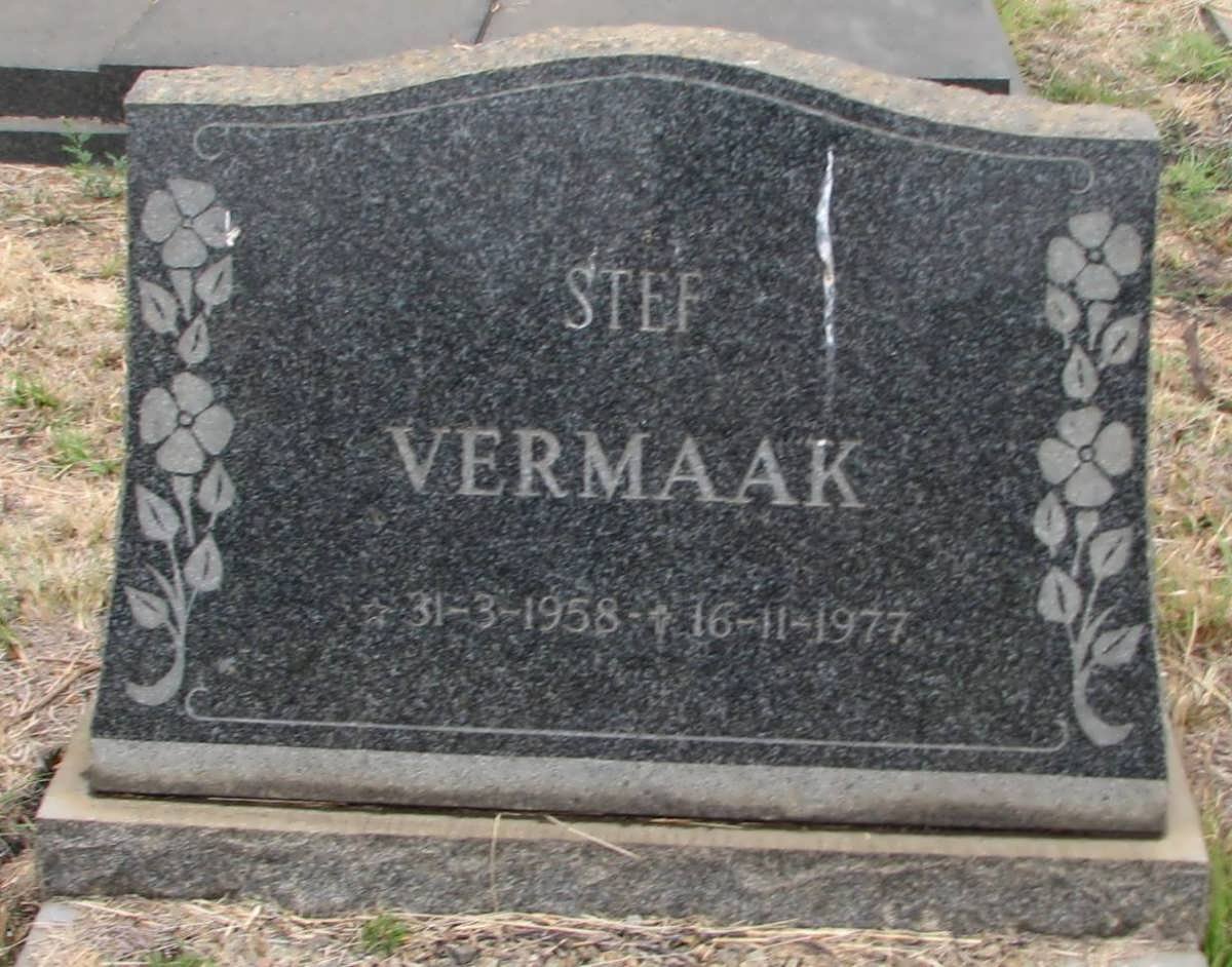 VERMAAK Stef 1958-1977