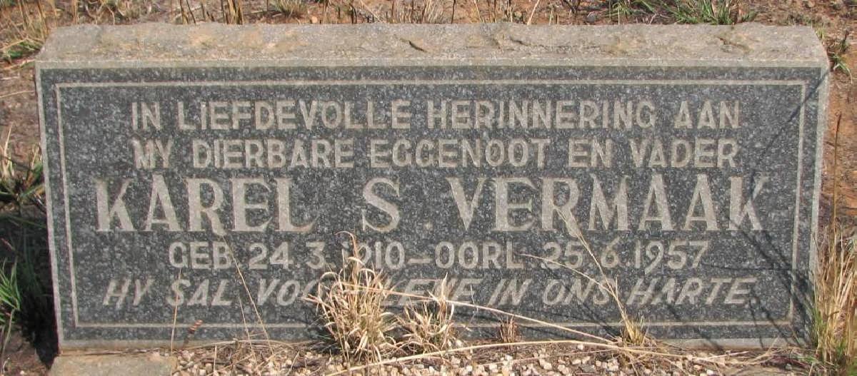 VERMAAK Karel S. 1910-1957