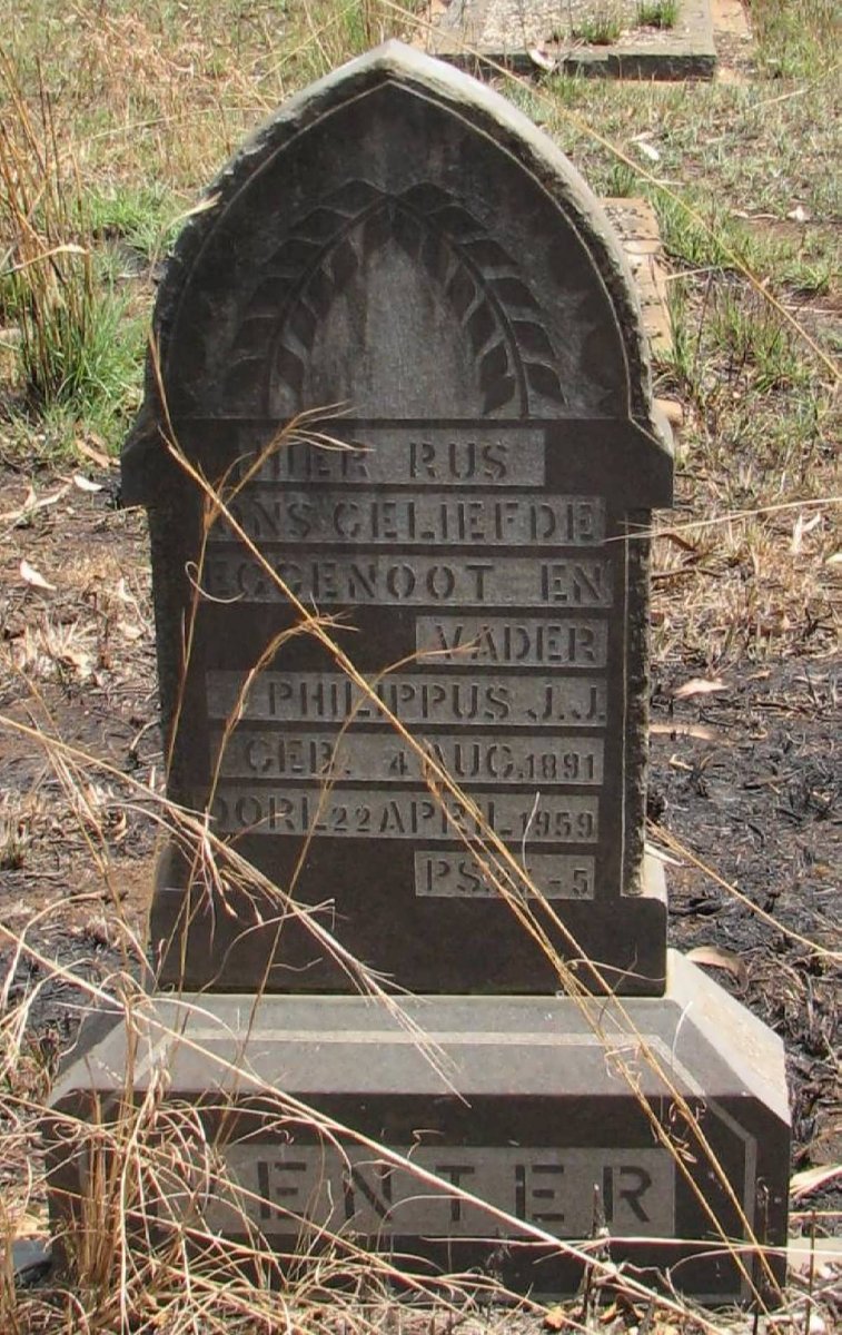 VENTER Philippus J.J. 1891-1959