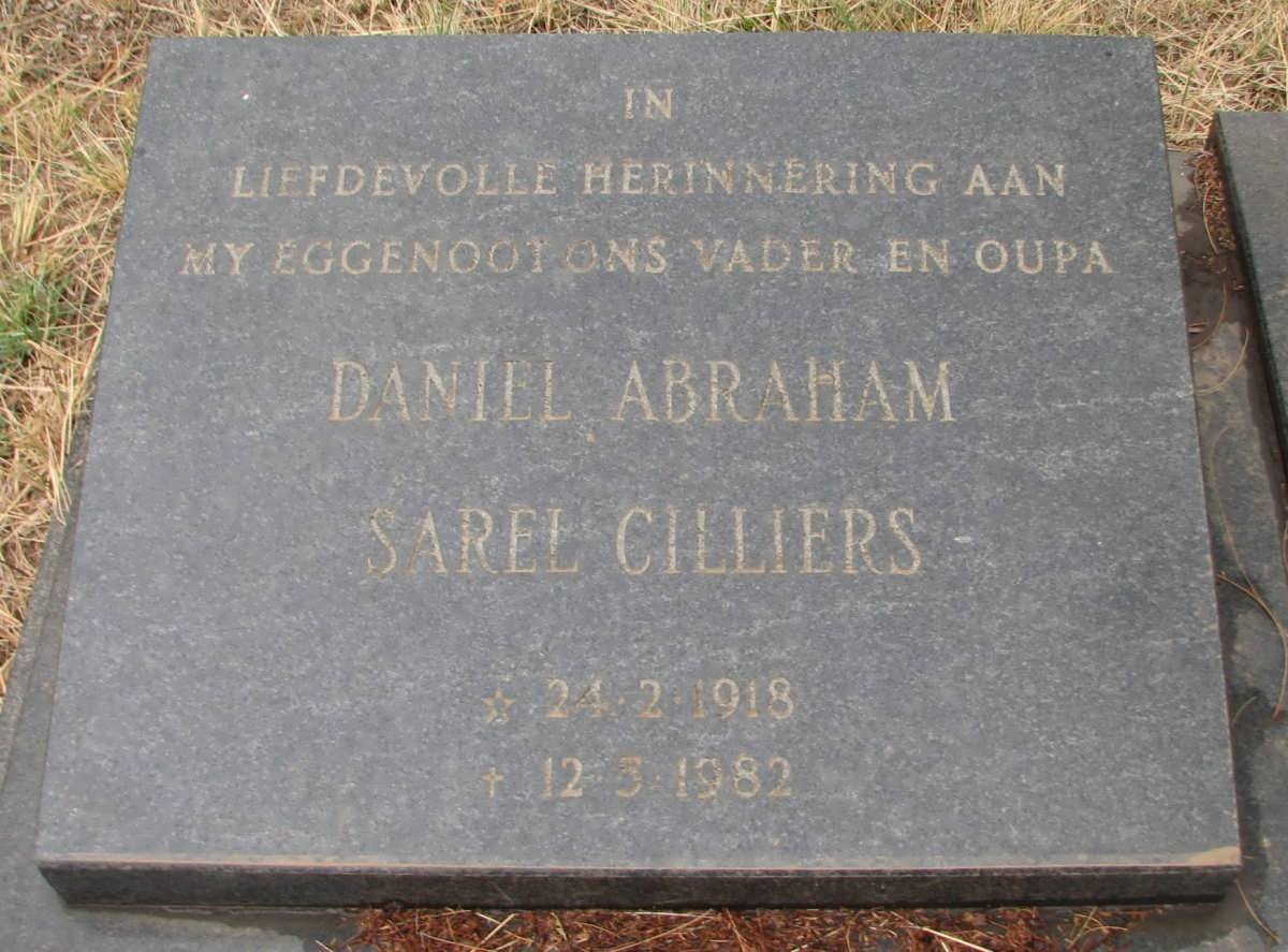 VENTER Daniel Abraham Sarel Cilliers 1918-1982