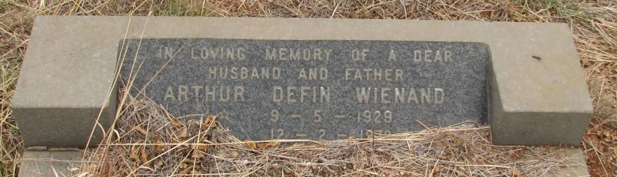 WIENAND Arthur Defin 1929-197?
