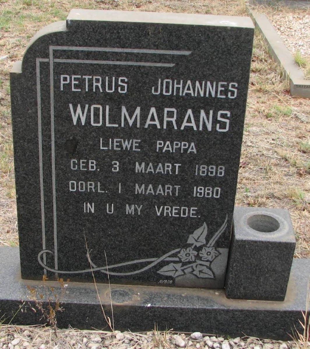 WOLMARANS Petrus Johannes 1898-1980