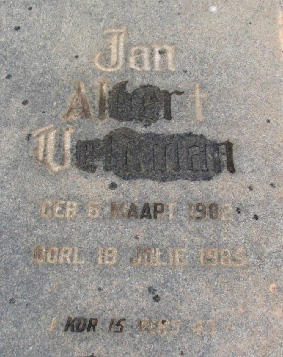 WELTMAN Jan Albert 1902-1985