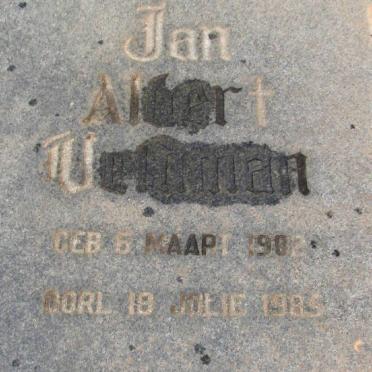 WELTMAN Jan Albert 1902-1985