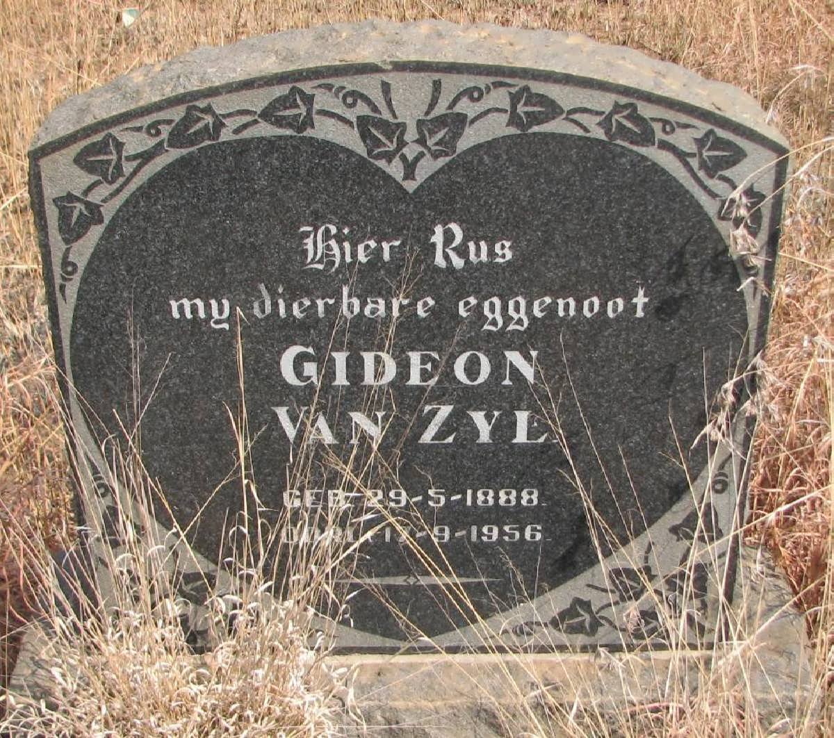ZYL Gideon, van 1888-1956