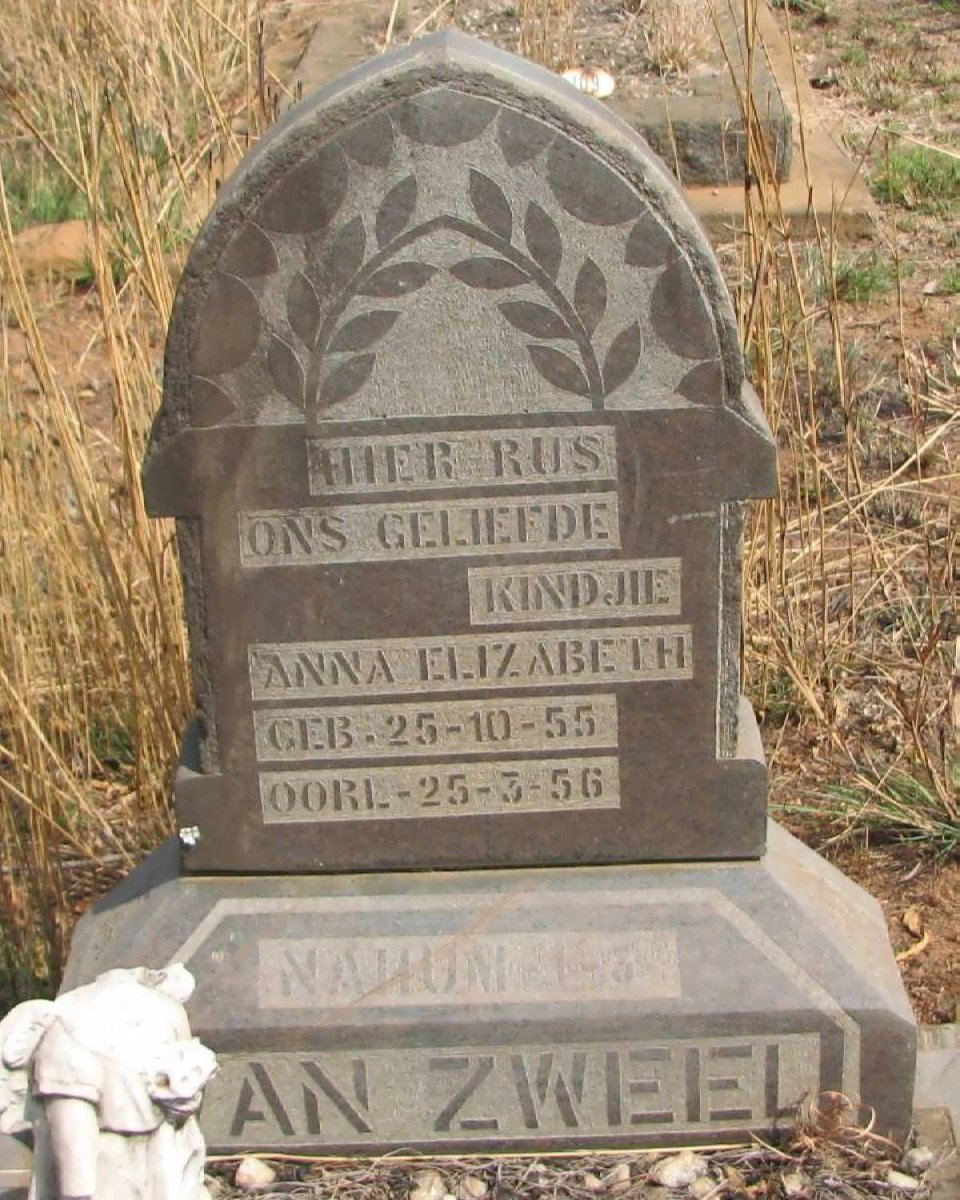 ZWEEL Anna Elizabeth, van 1955-1956