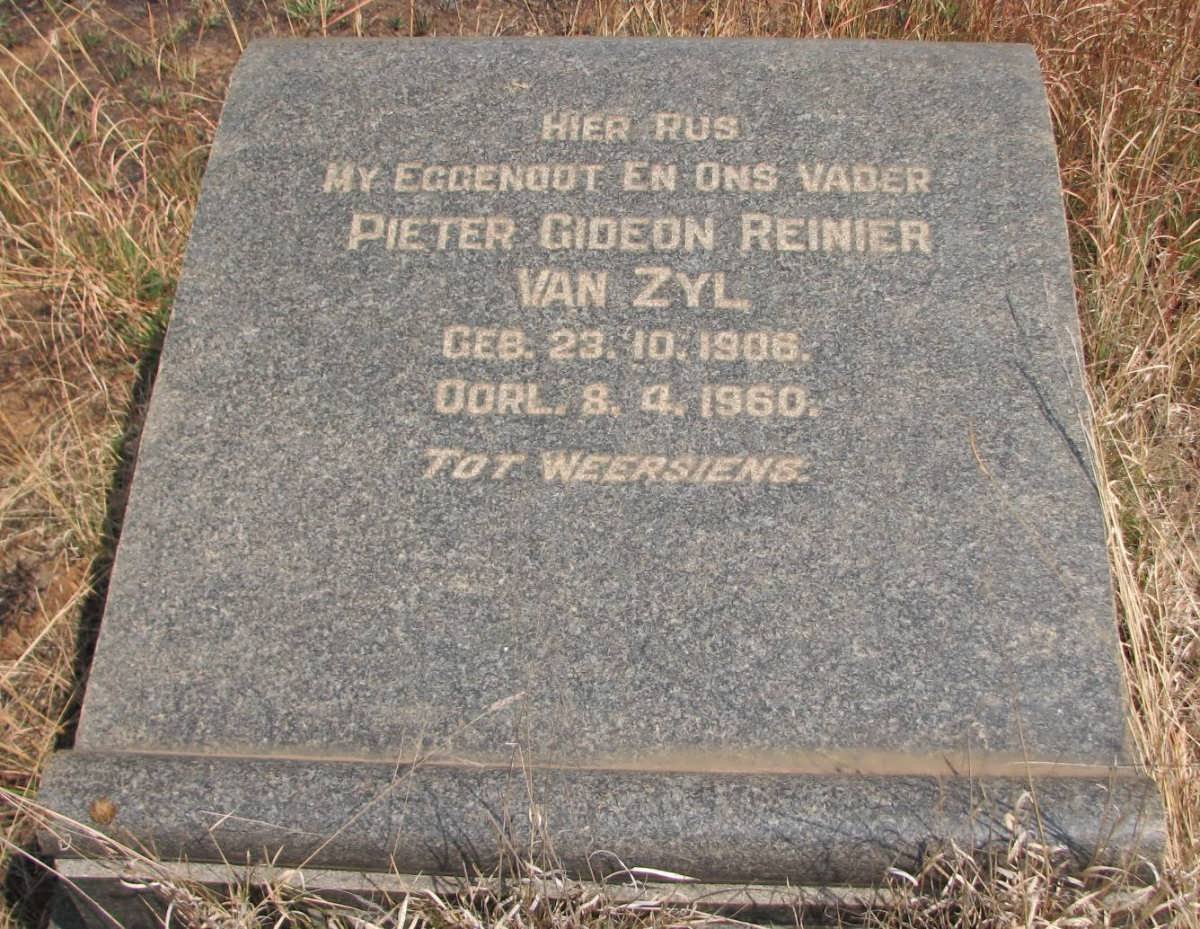 ZYL Pieter Gideon Reinier, van 1906-1960