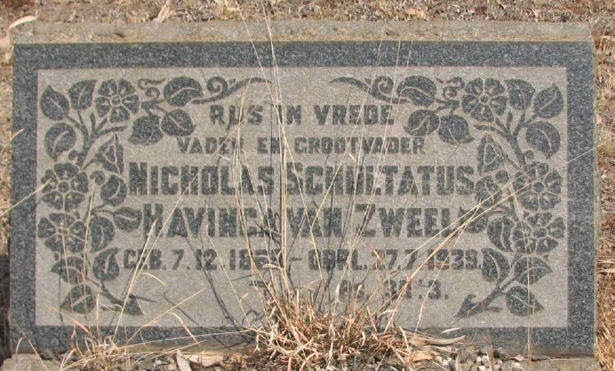 ZWEEL Nicholas Schultatus Havinga, van 1869-1939