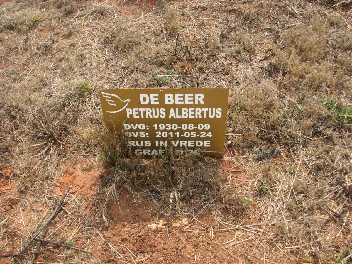 BEER Petrus Albertus, de 1930-2011