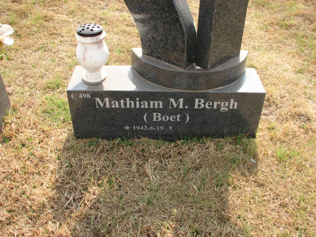BERGH Mathiam M. 1942-