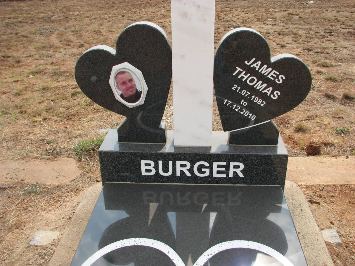 BURGER James Thomas 1982-2010