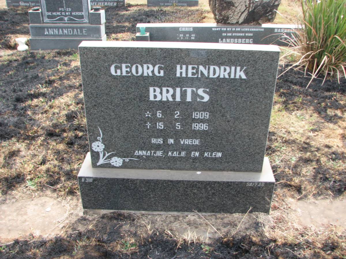 BRITS Georg Hendrik 1909-1996