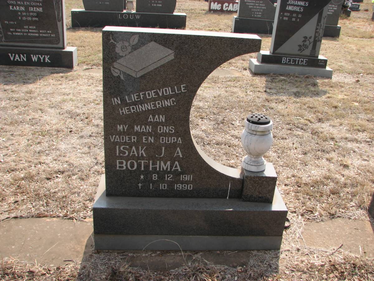 BOTHMA Isak J.A. 1911-1990