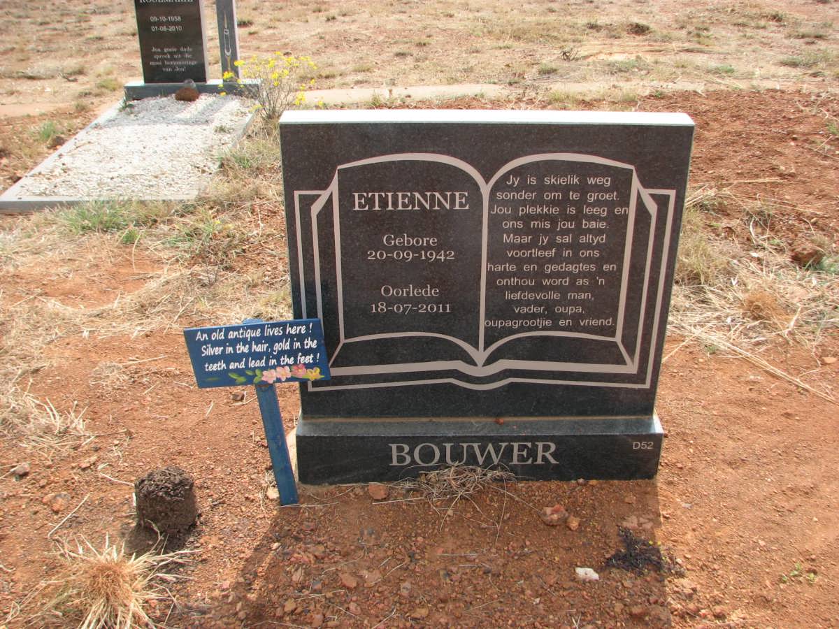 BOUWER Etienne 1942-2011