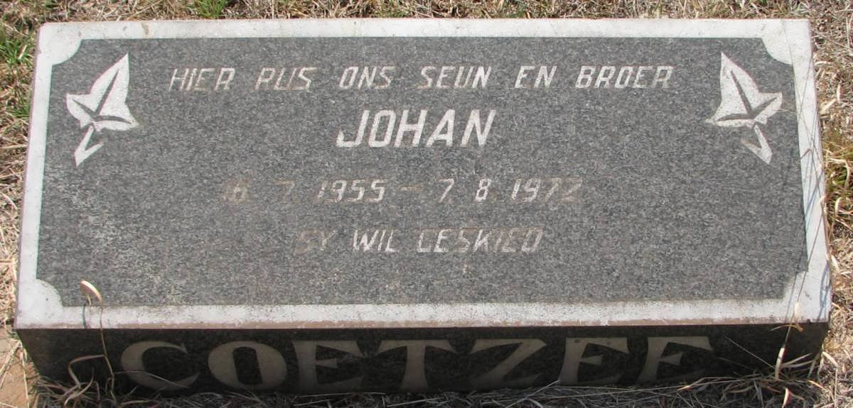COETZEE Johan 1955-1972