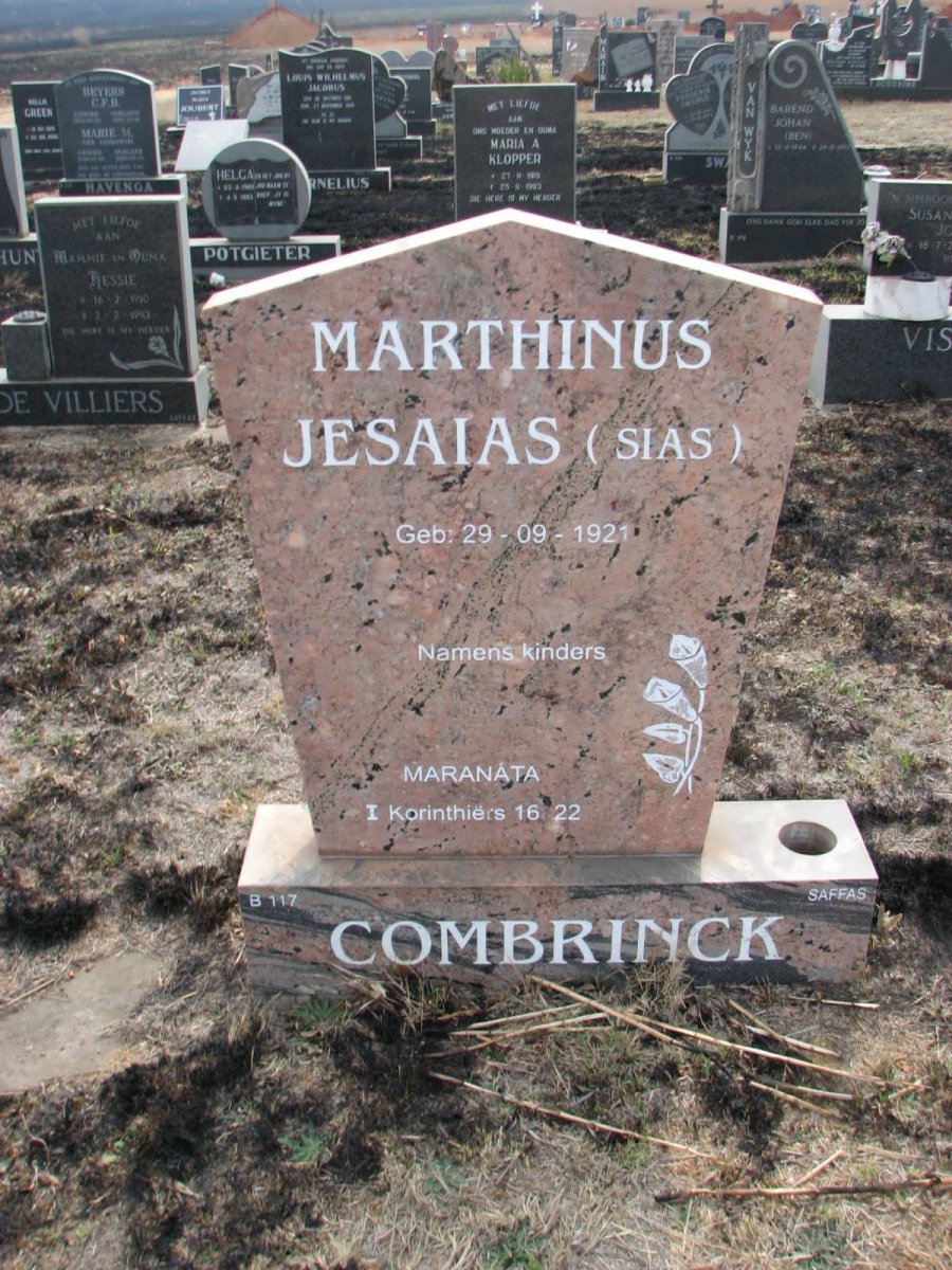 COMBRINCK Marthinus Jesaias 1921-