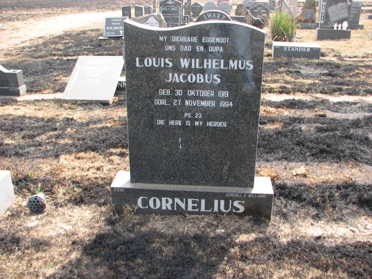 CORNELIUS Louis Wilhelmus Jacobus 1919-1994