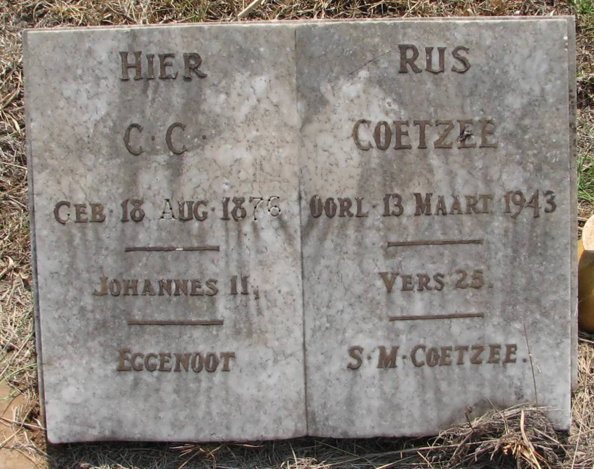 COETZEE C.C. 1876-1943