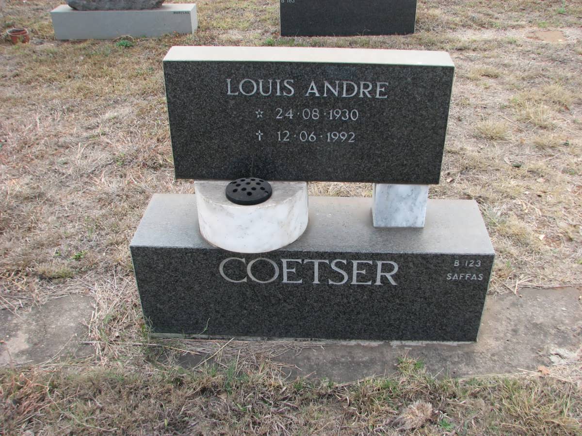 COETSER Louis Andre 1930-1992
