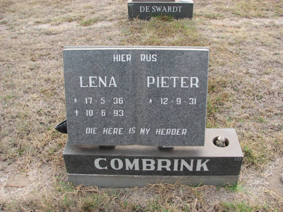 COMBRINK Pieter 1931- &amp; Lena 1936-1993