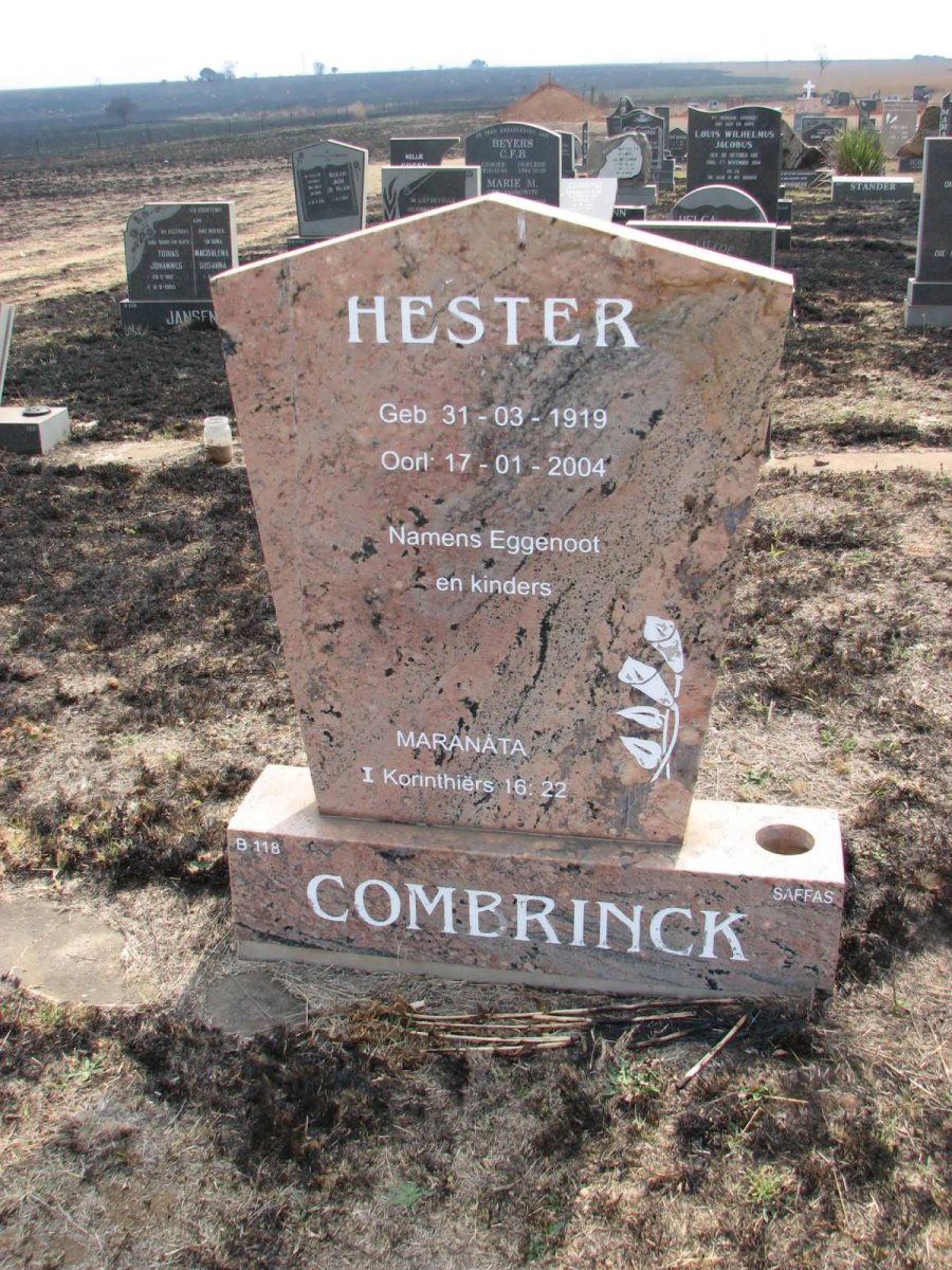 COMBRINCK Hester 1919-2004
