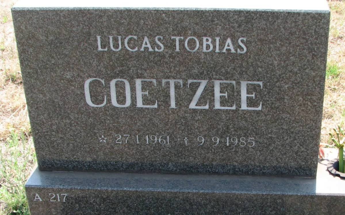 COETZEE Lucas Tobias 1961-1985