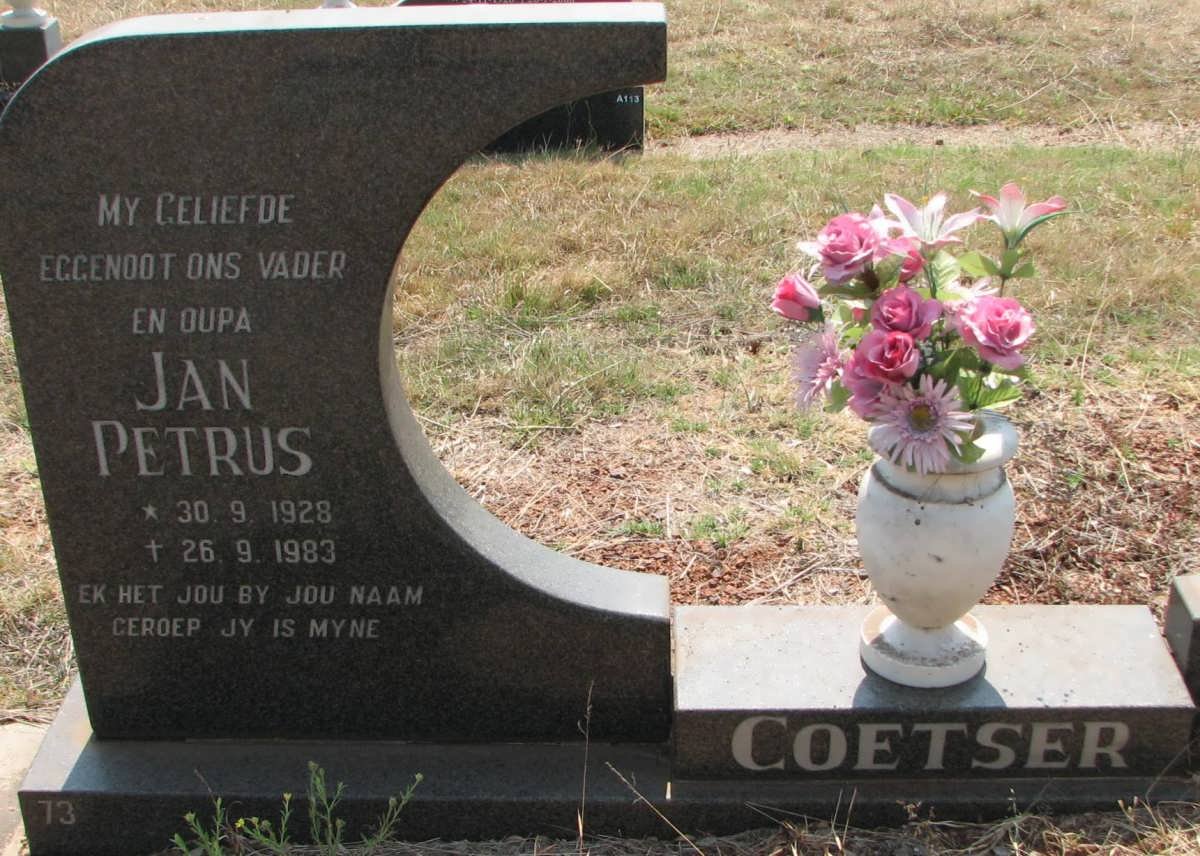 COETSER Jan Petrus 1928-1983