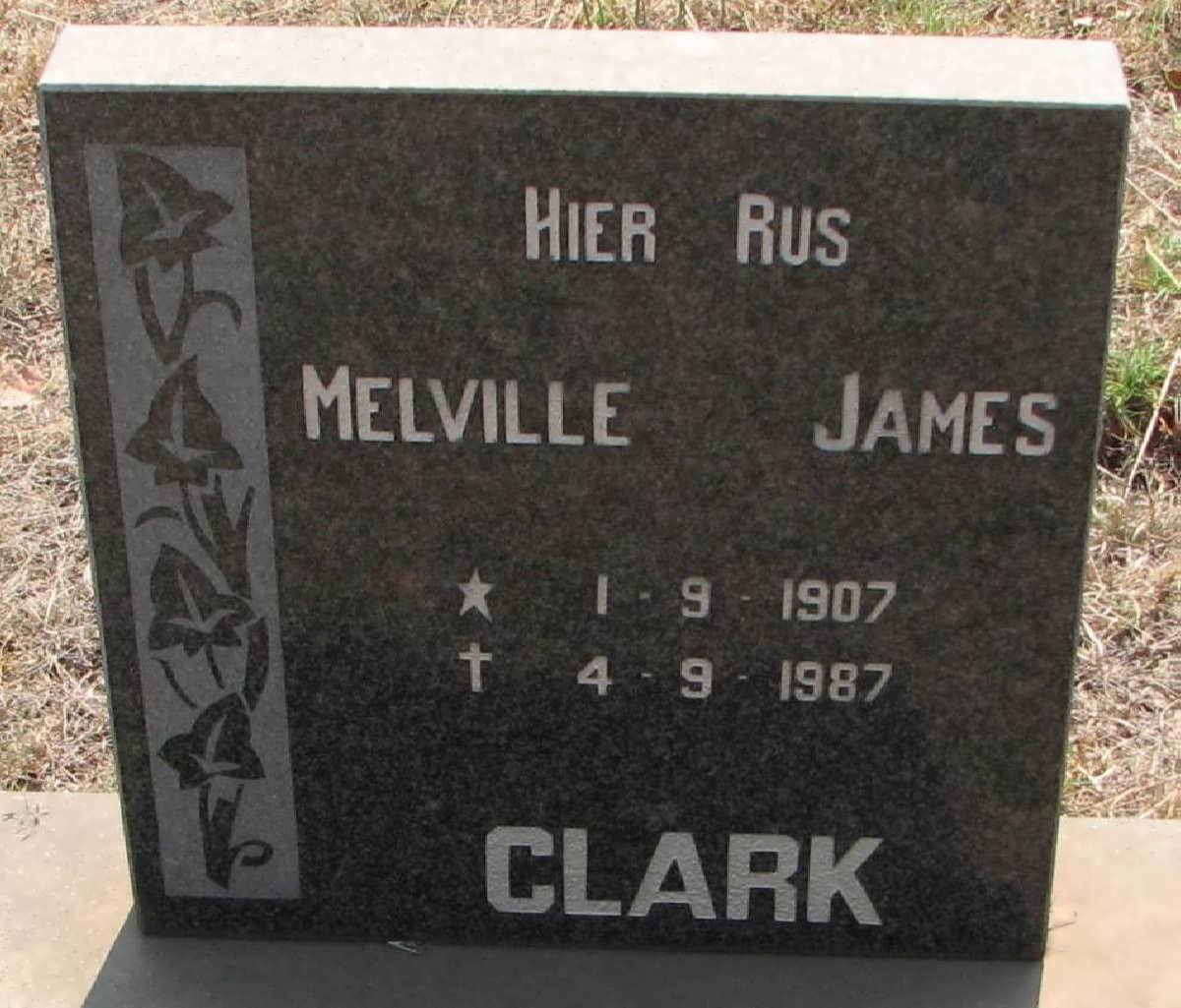 CLARK Melville James 1907-1987