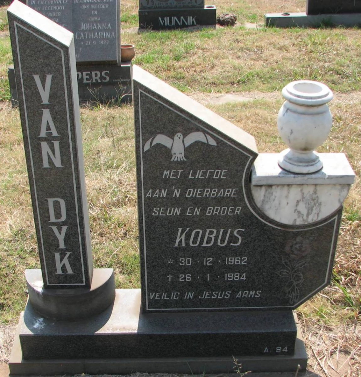 DYK Kobus, van 1962-1984