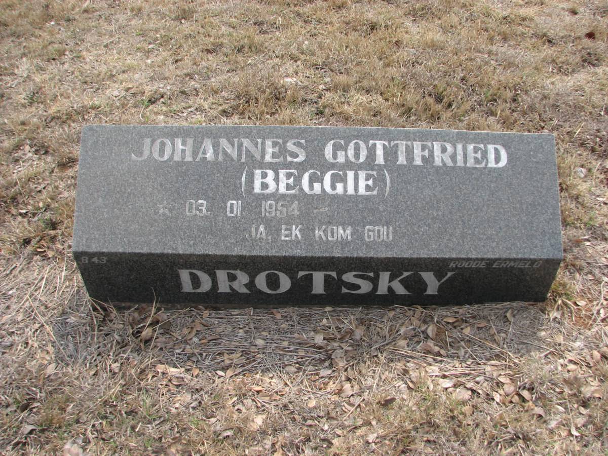 DROTSKY Johannes Gottfried 1954-