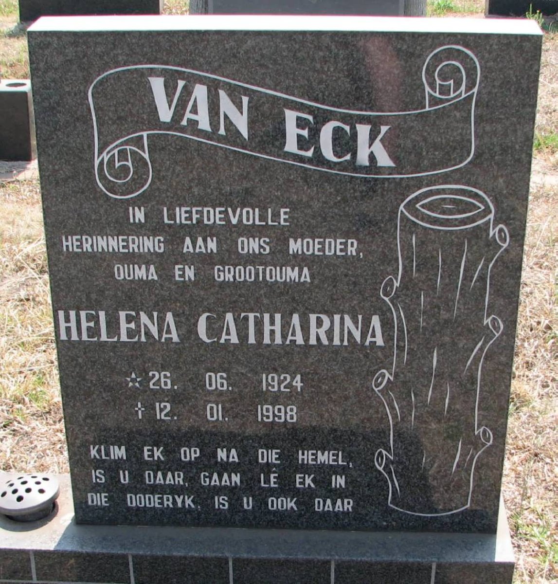 ECK Helena Catharina, van 1924-1998