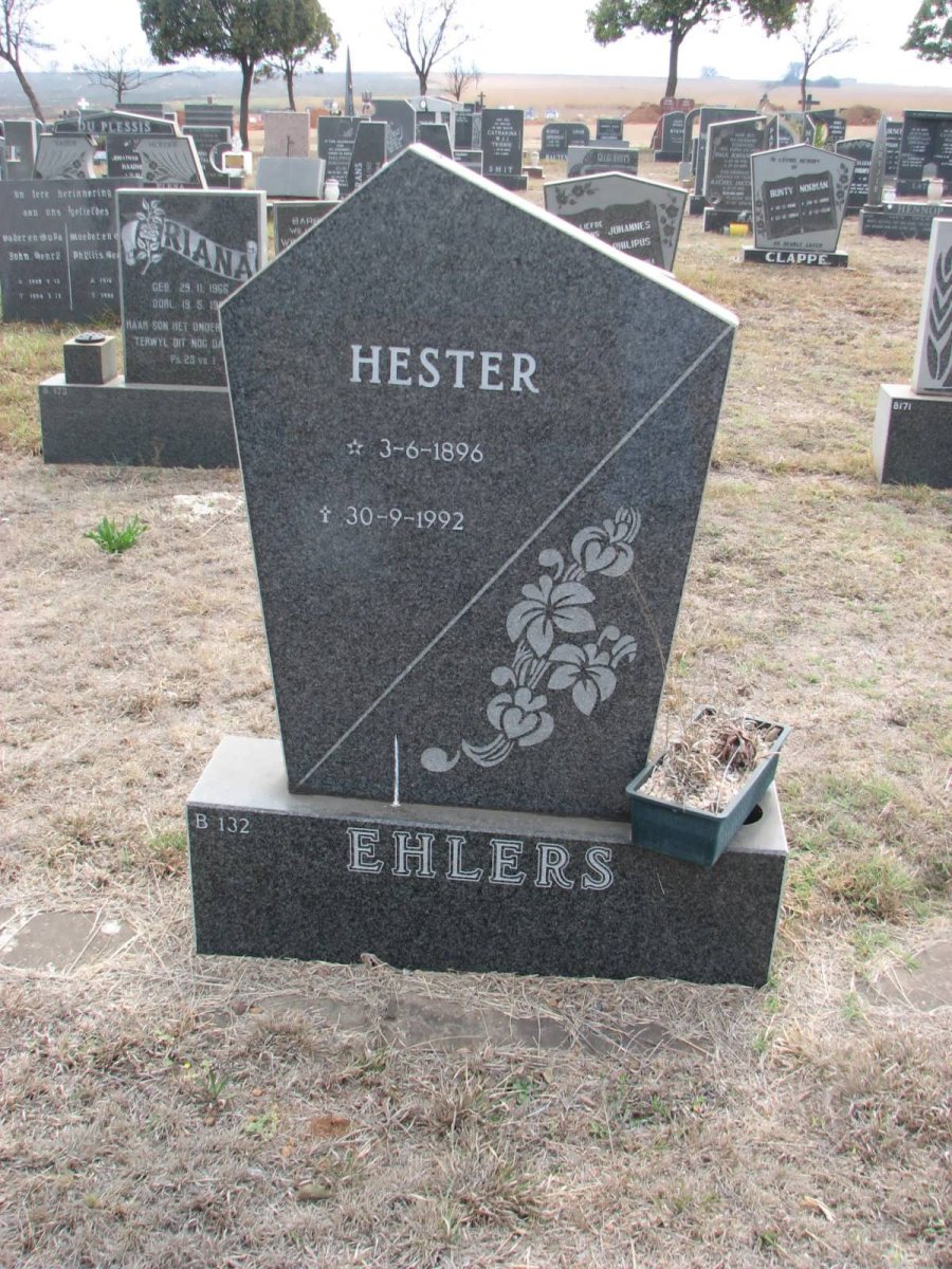 EHLERS Hester 1896-1992