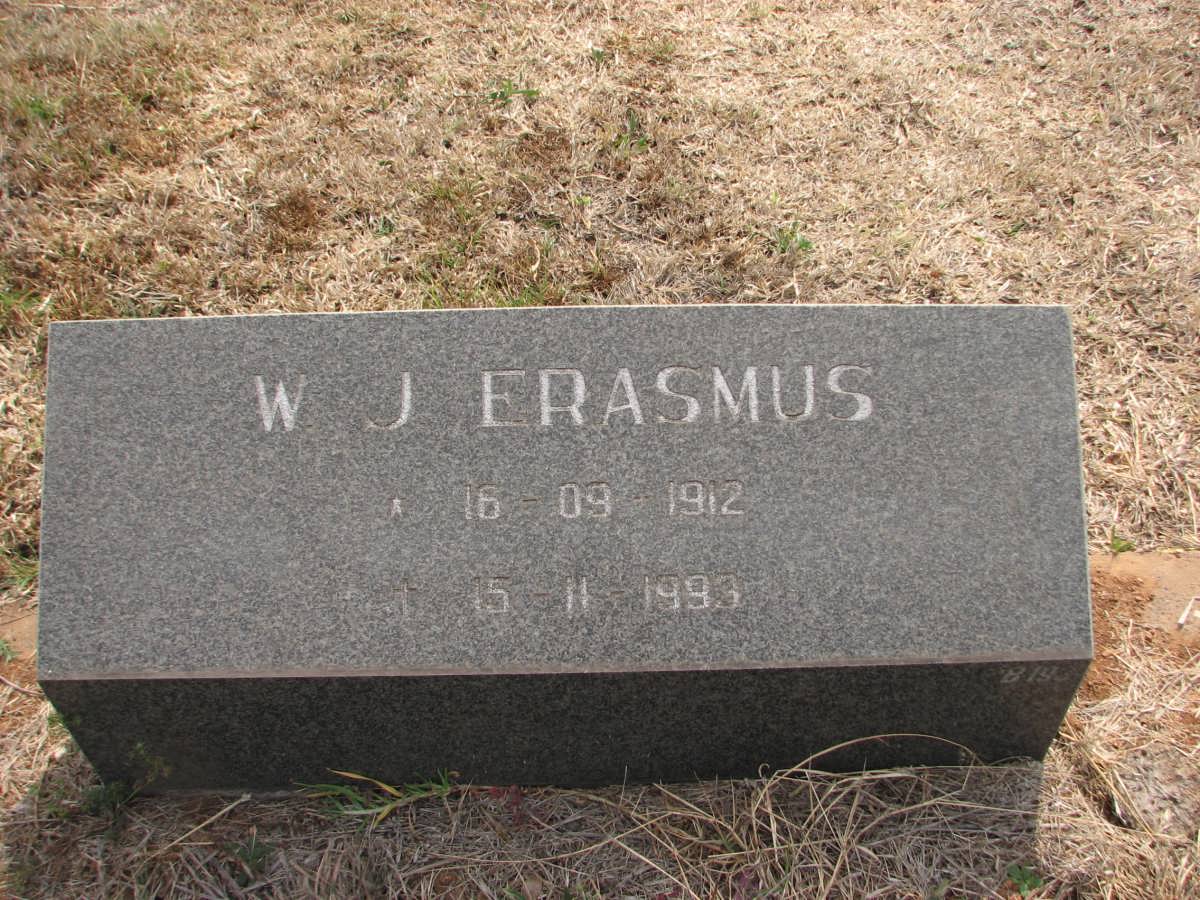 ERASMUS W.J. 1912-1993