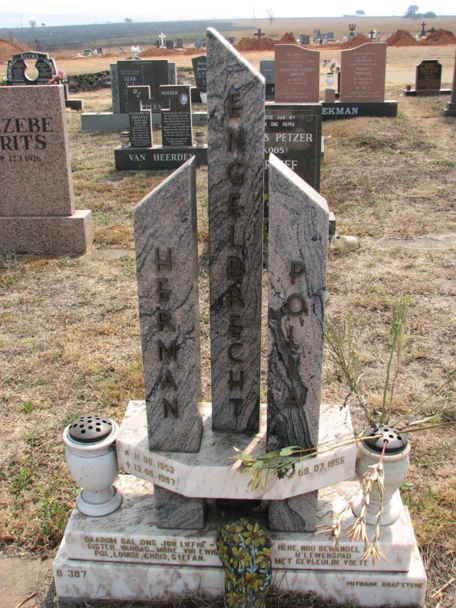 ENGELBRECHT Herman 1953-1997 &amp; Polla 1955-