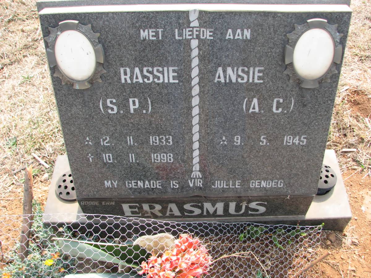 ERASMUS S.P. 1933-1998 &amp; A.C. 1945-