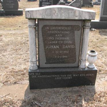 GRIESEL Johan David 1932-1991