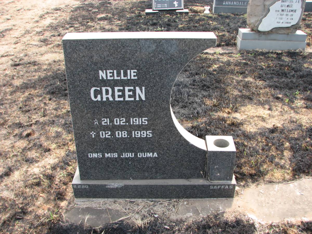 GREEN Nellie 1915-1995