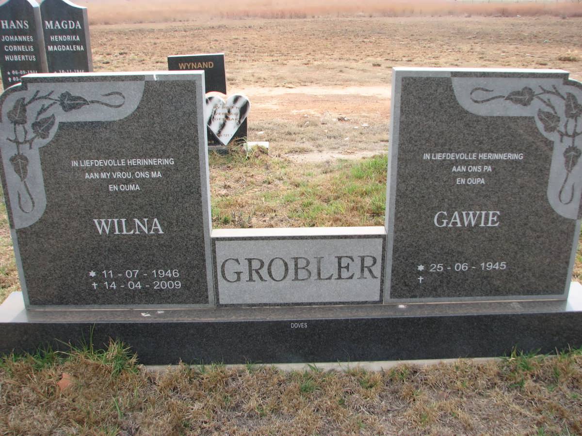 GROBLER Gawie 1945- &amp; Wilna 1946-2009