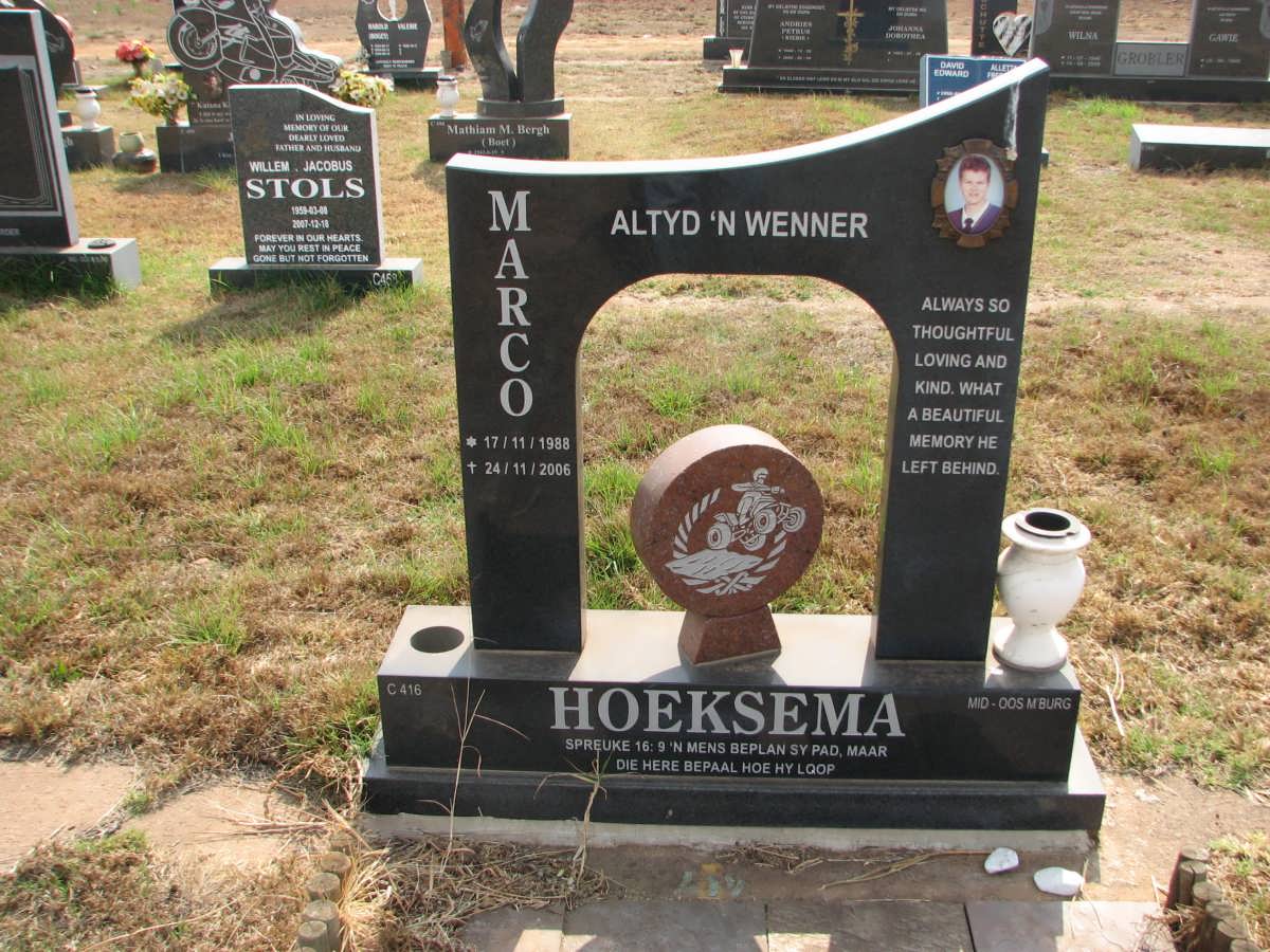 HOEKSEMA Marco 1988-2006