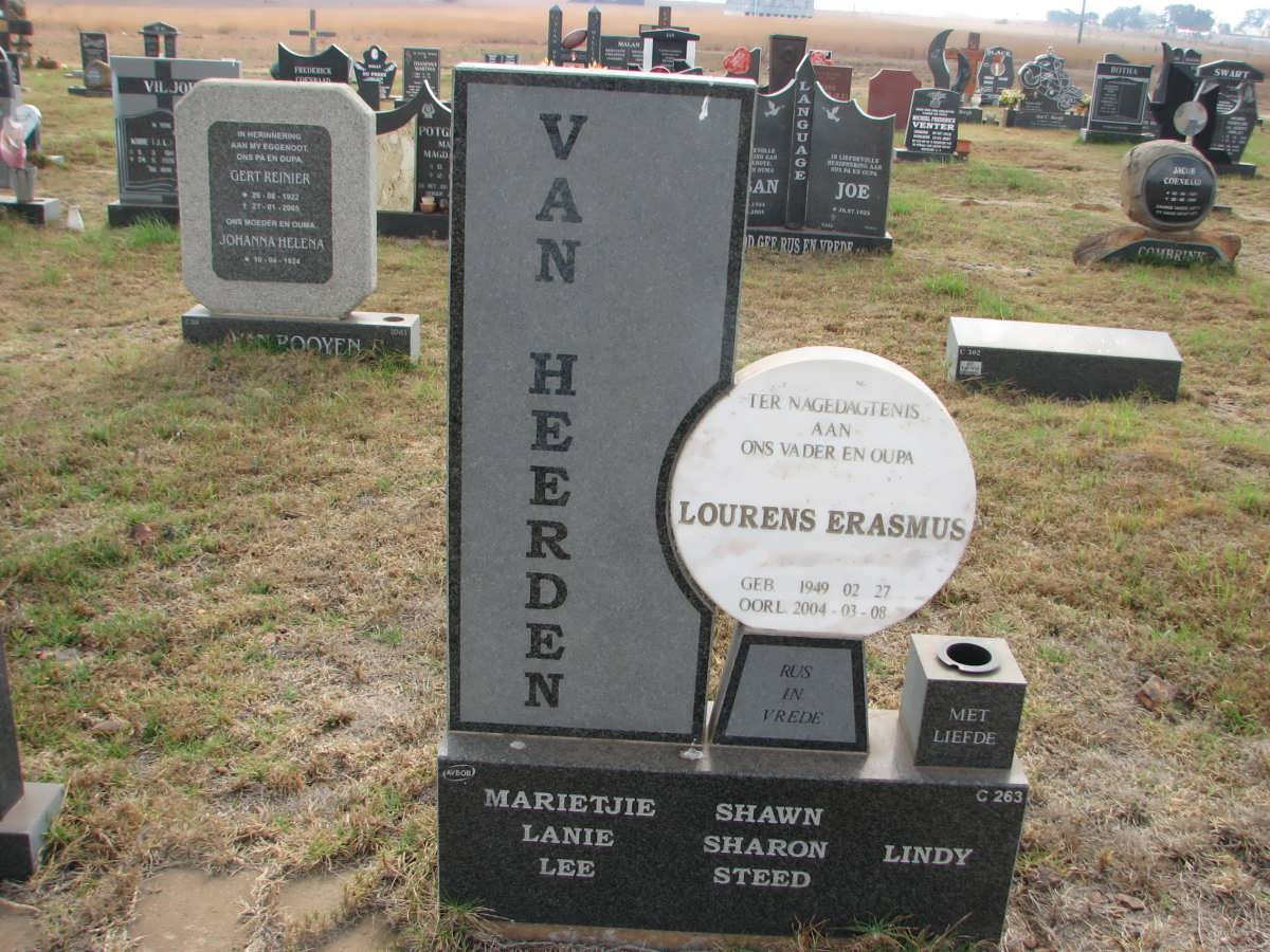 HEERDEN Lourens Erasmus, van 1949-2004