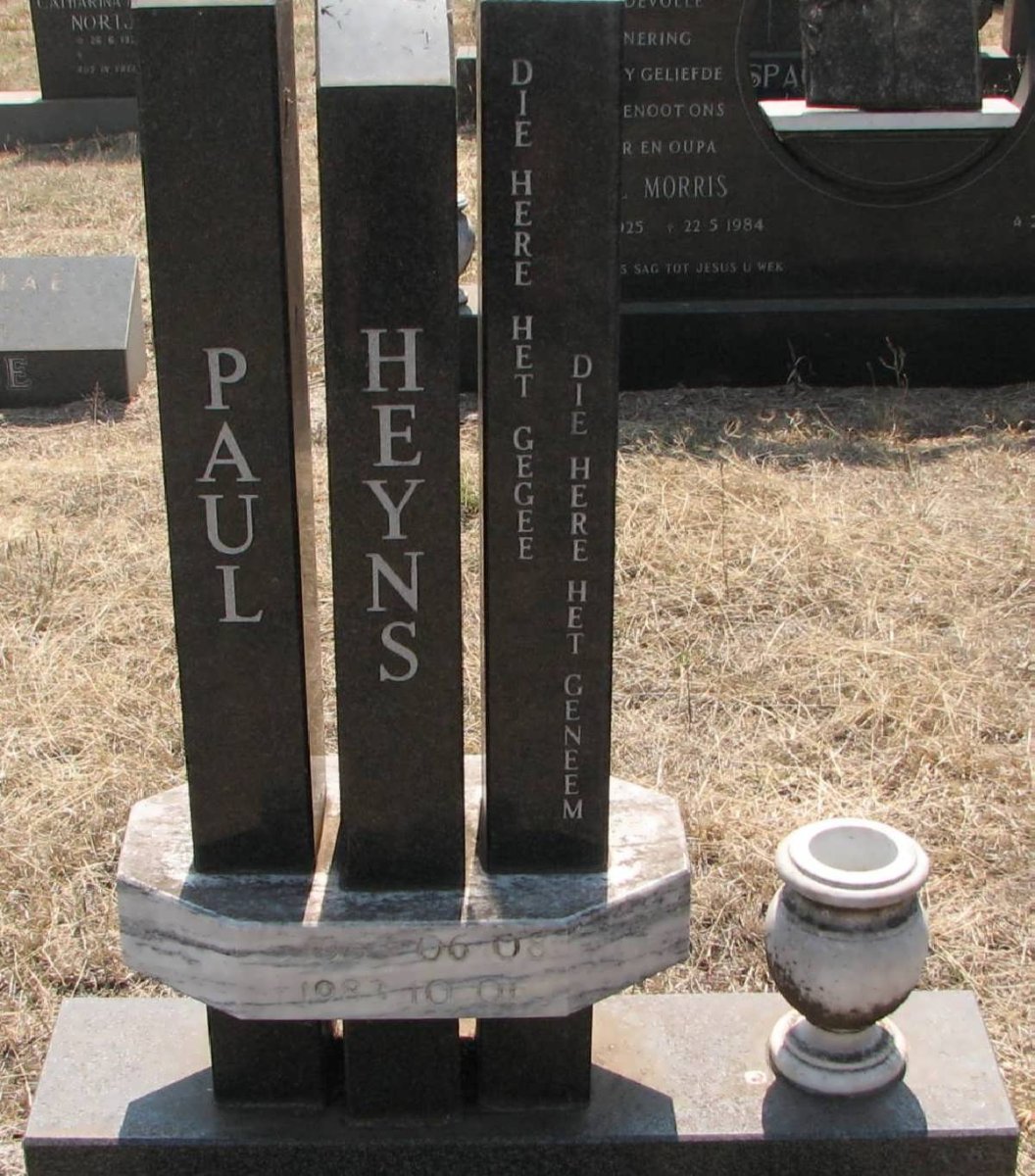 HEYNS Paul 19?3-198?