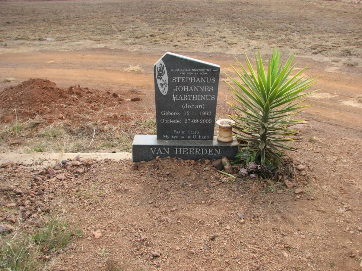 HEERDEN Stephanus Johannes Marthinus, van 1962-2009